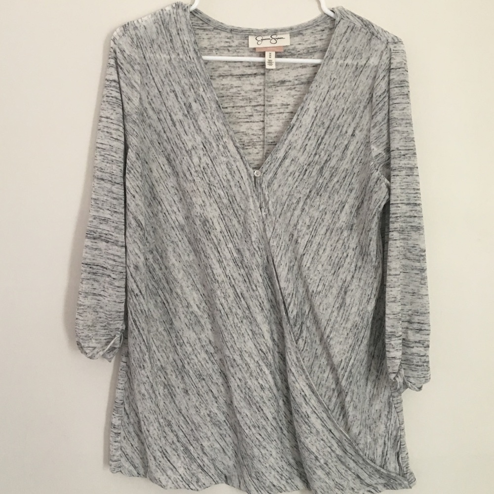 Jessica Simpson Pull Over Wrap Nursing Top